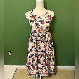 Floral Cream Dress